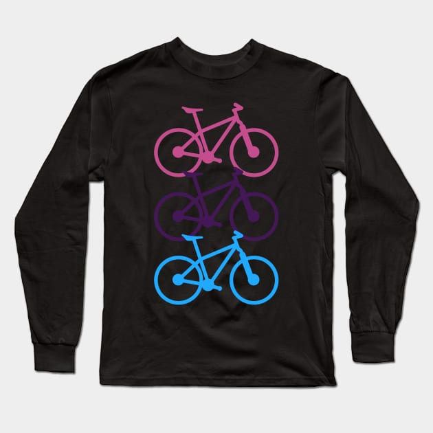 BIcycle Long Sleeve T-Shirt by Kizmit